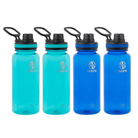 tritan-water-bottle-with-spout-lid-4-pack-a3 50276-Tritan-Spout-32-4pk-Ocean-Royal-angle.png