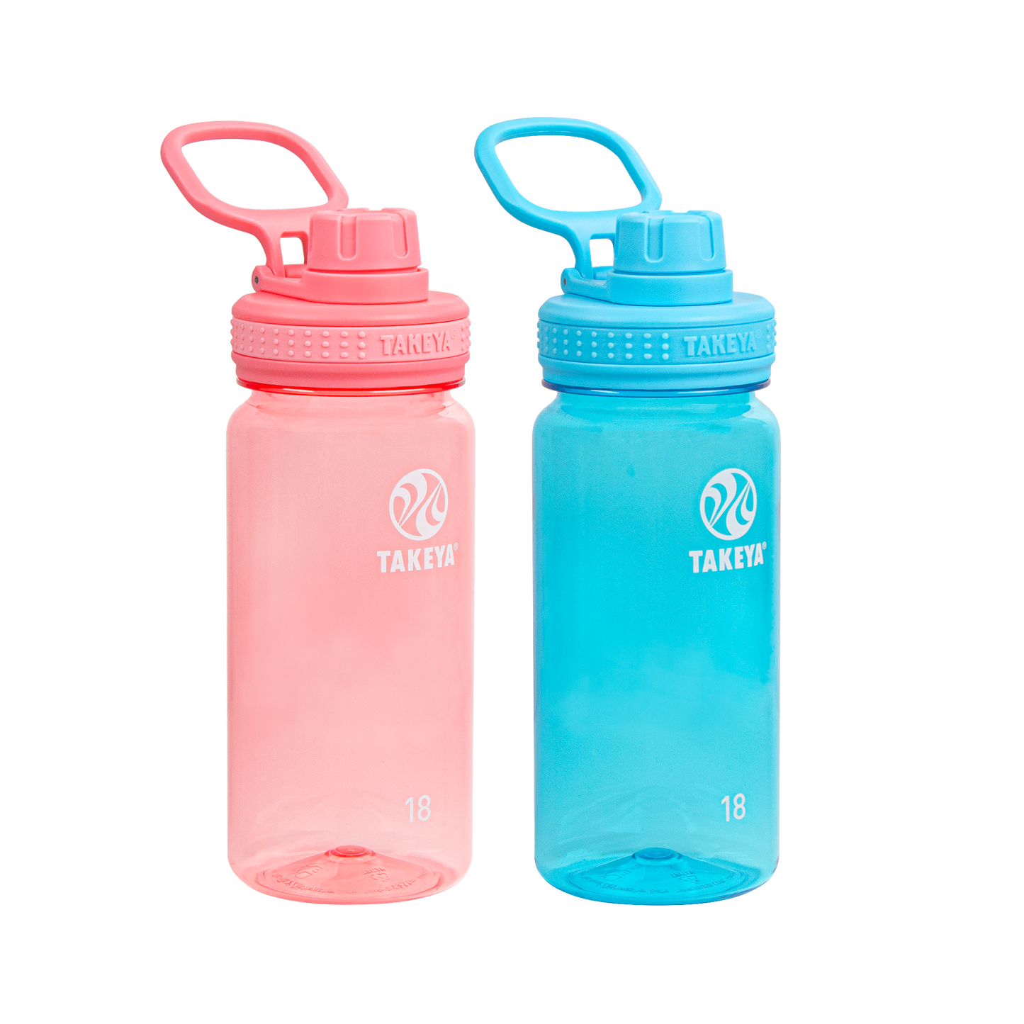 tritan-water-bottle-bundle-with-spout-lid-2-pack-h7 51475-Tritan-Spout-18-2pk-FlutterPink-BreezyBlue-Front_1.png