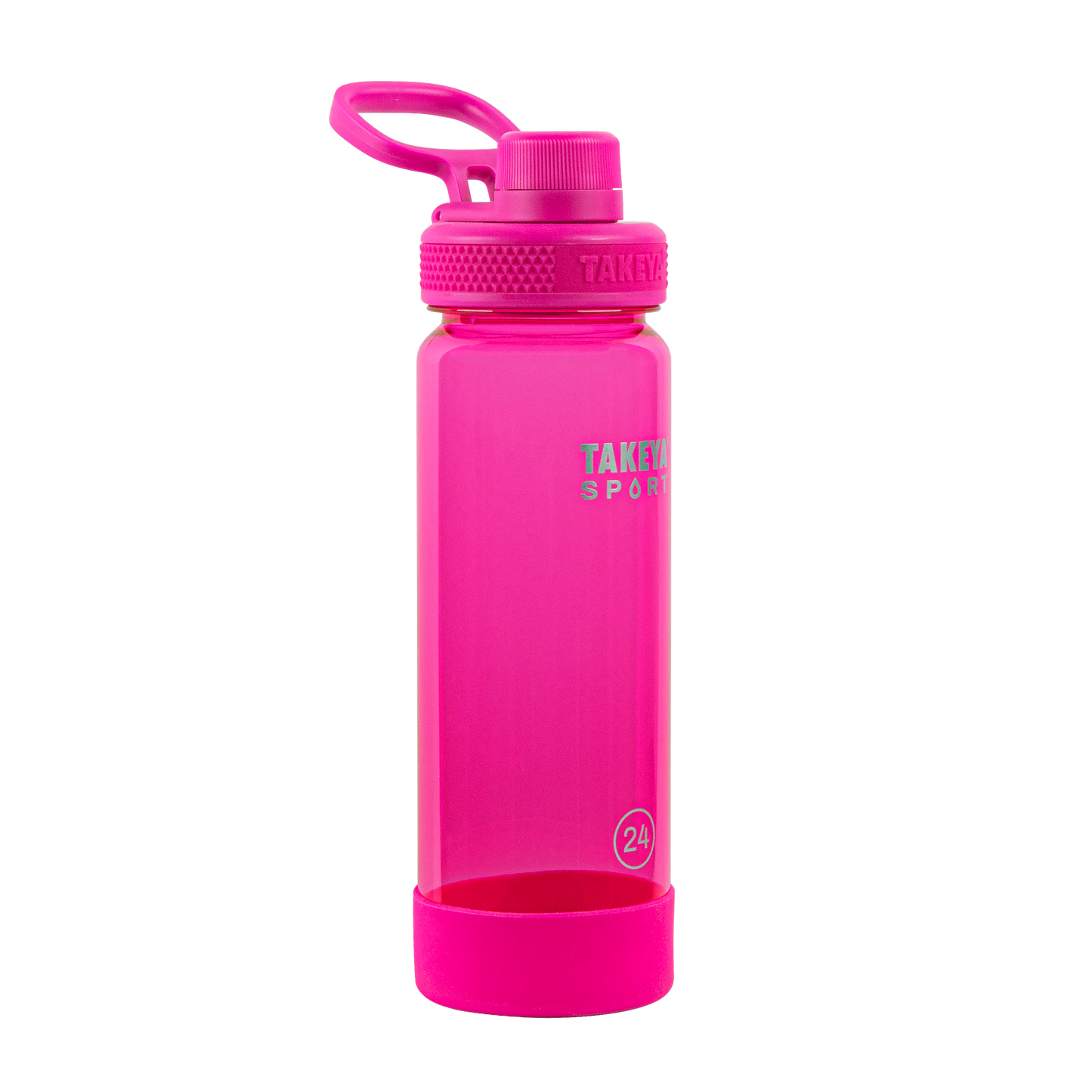 tritan-sport-water-bottle-with-spout-lid-u9 51671-TKS-Tritan-Spout-24-PinkSweep-frontangle.png
