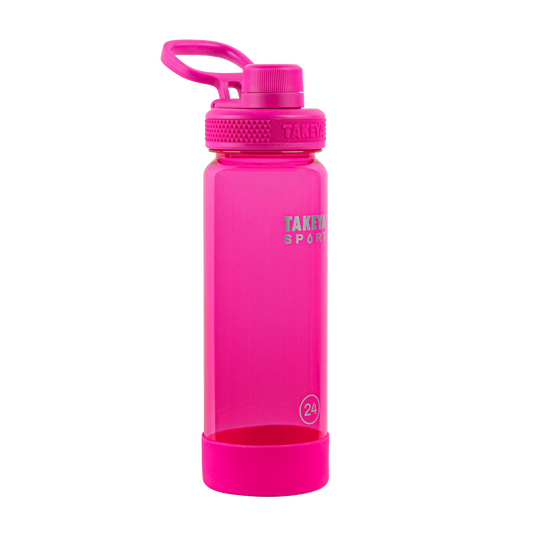 tritan-sport-water-bottle-with-spout-lid-u9 51671-TKS-Tritan-Spout-24-PinkSweep-frontangle.png