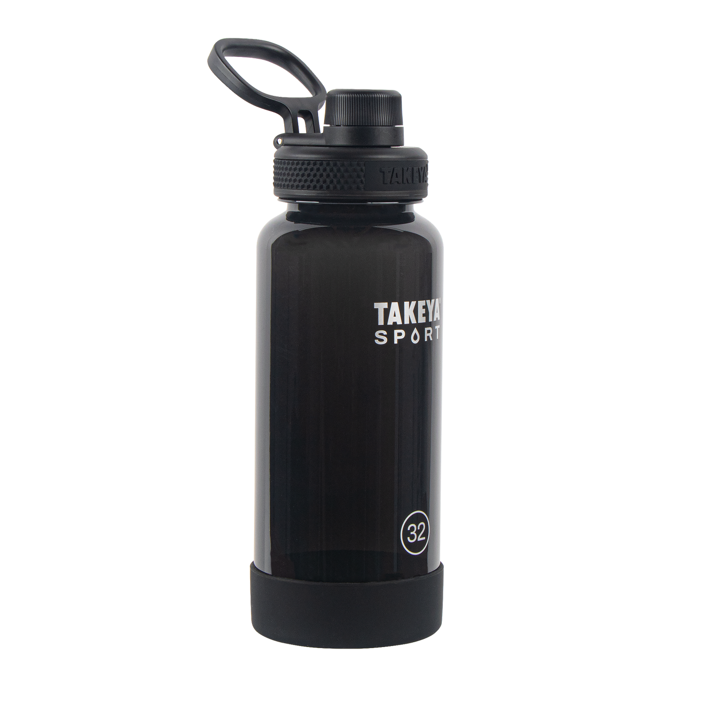 tritan-sport-water-bottle-with-spout-lid-u9 51829-TKS-Tritan-Spout-32-GrandSlamBlack-frontangle.png