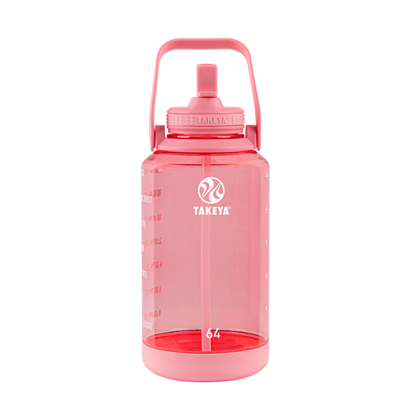 tritan-motivational-water-bottle-with-straw-lid-c8 54143-Tritan-Straw-Motivational-64-FlutterPink-front.png